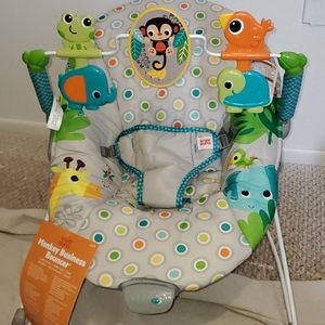 Bright starts monkey business bouncer